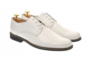 Pantofi albi barbati casual din piele naturala, CIUCALETI SHOES, PAABOX